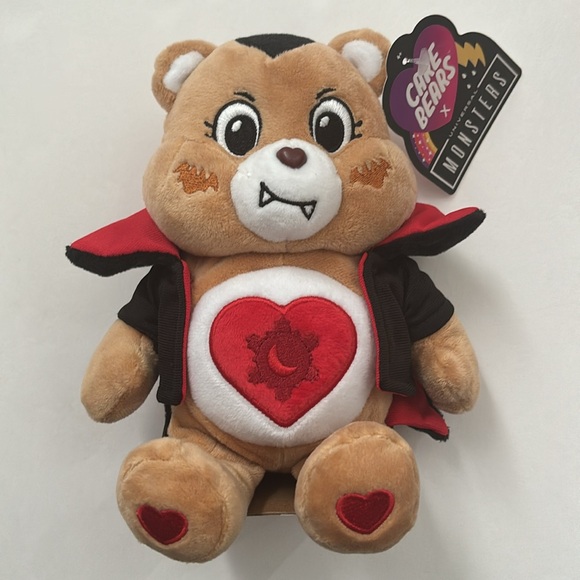 Care Bears x Universal Monsters Tenderheart Bear as Dracula 9” Plush - Picture 3 of 8